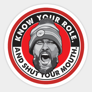 Know Your Role Sticker